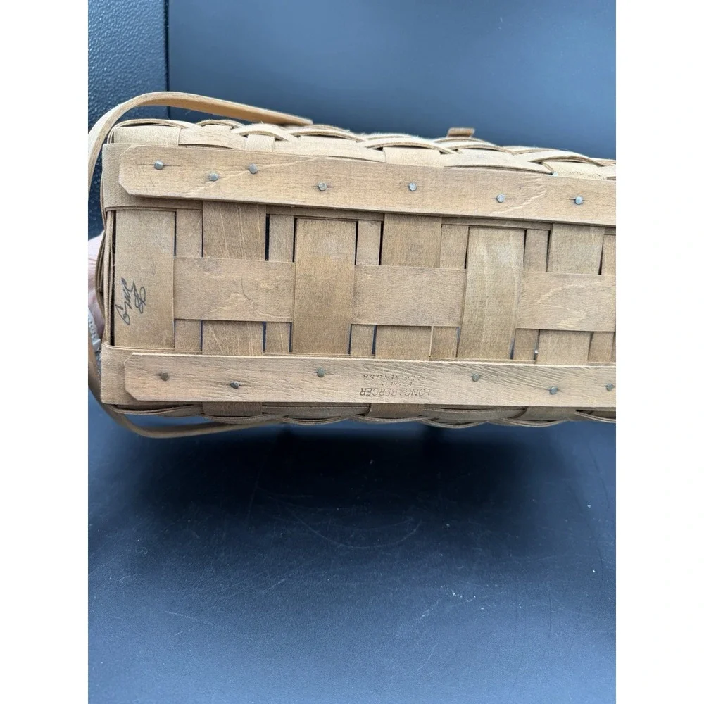 🧺✨ Longaberger 1986 Vintage Large Chore Basket – Made 1 Year Only 🍂🏡